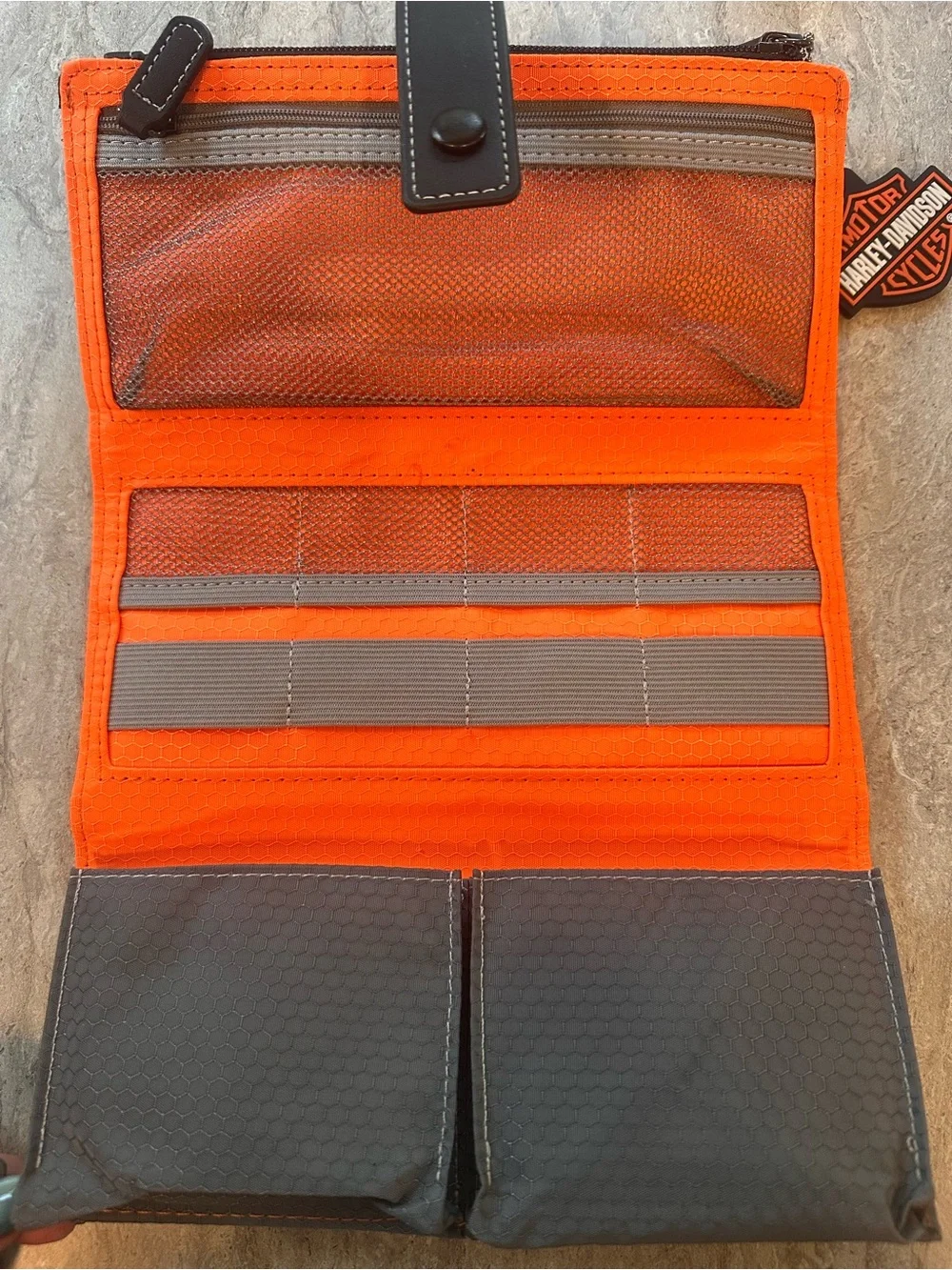 Harley-Davidson Black Men's Long Wallet